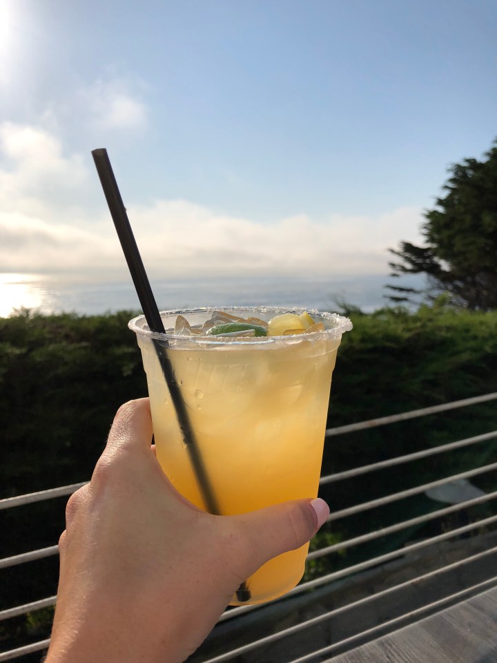 Oceanside Cocktail at Moss Beach Distillery in Moss Beach California