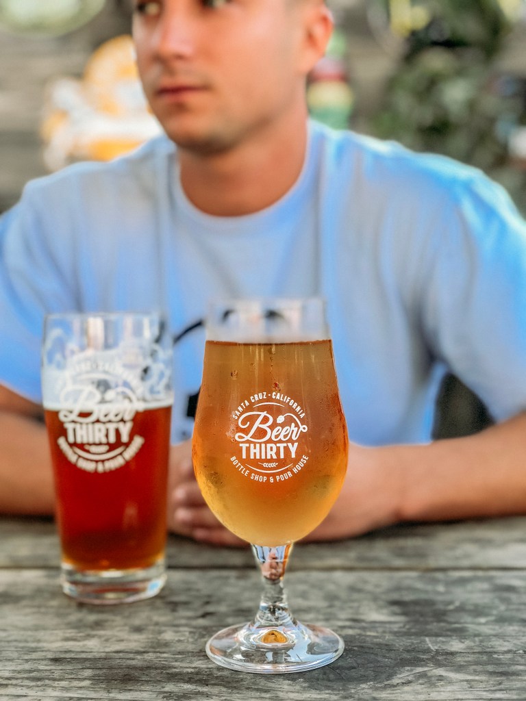 Beer Thirty Drinks in Glasses