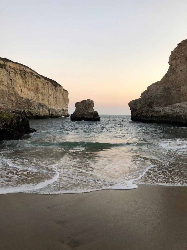 Shark Finn Cove on Pacific Coast Highway View